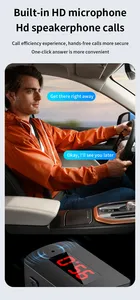 Bộ phát thu <span class=keywords><strong>Bluetooth</strong></span> 5.4 FM mini USB cho ô tô, bộ gọi rảnh tay, bộ kit âm thanh xe hơi, bộ chuyển đổi âm thanh không dây cho radio FM - Product Image 6