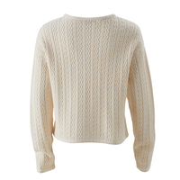 Cardigan en laine tricoté de haute qualité pour femme, coupe décontractée, boutonnage double, manches longues, idéal pour le bureau, collection automne