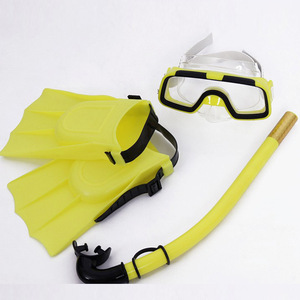 Ensemble de plongée pour enfants, masque de plongée, ailerons, tube respiratoire en plastique, 4-6 ans, unisexe - Product Image 2