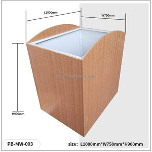 Jardinière de jardin rectangulaire moderne <span class=keywords><strong>Grandes</strong></span> jardinières en <span class=keywords><strong>bois</strong></span> anticorrosion pour restaurant à domicile pour aménagement paysager de jardin Présentoirs de fleurs - Product Image 3