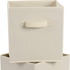 Faltbare Leinwand Stoff Aufbewahrung boxen Box Organizer Korb Taschen - Product Image 3