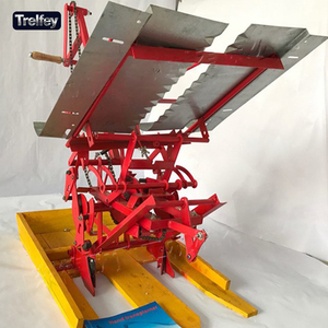 เครื่องปลูกข้าวแบบมือถือ น้ำหนักเบา 18 กก. เครื่องปลูกในนาข้าวแบบสองแถว ปรับความลึกได้ เครื่องจักรกลการเกษตร - Product Image 2