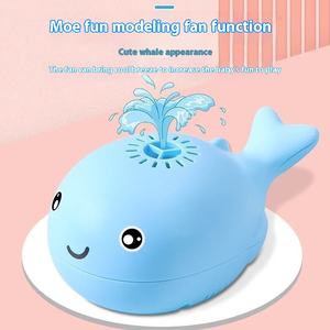 Jouets de bain pour tout-petits améliorés pour les enfants de 1 à 3 ans Jouet de bain dauphin lumineux avec arroseur - Product Image 4