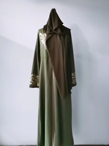 Abito musulmano turco Dubai <span class=keywords><strong>Hijab</strong></span> foto degli ultimi disegni Abaya Abaya per le donne caftano abiti da preghiera Femme abiti da donna abiti musulmani - Product Image 2