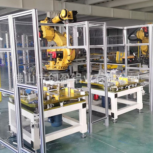 Cy Aluminium Robot Welding Room Aluminum Guard Shield Anodized 6063 Industrial Protection Customizable - Product Image 2