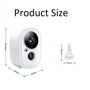 Tốt nhất không thấm nước ngoài trời wifi an ninh PIR IP giám sát thông minh ai máy ảnh tuya trong nhà có thể sạc lại bên ngoài pin Powered - Product Image 4