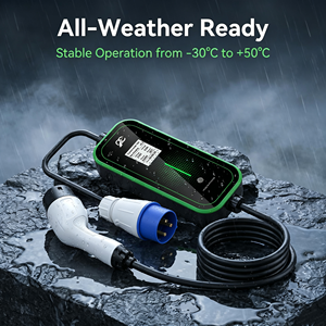 Cargador Portátil para Vehículos Eléctricos Tipo 2 Americano de 7kw, 60HZ, Enchufar y Usar, Corriente de Pantalla Ajustable de 6-32A - Product Image 2