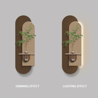 Haut de gamme salon couloir fond mur grès décor à la maison peintures hydroponique plantes d'intérieur LED peinture
