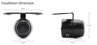 Sistema de Monitoreo con Cámara y Pantalla Táctil LCD TFT IPS de 7 Pulgadas para Retrovisor, Visión Nocturna, CarPlay, Asistencia de Reversa para Autos, Camionetas y SUVs