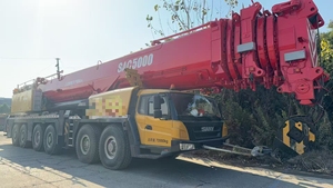 รถเครนมือสอง500ตัน SAC500แซนนี่มีกำลังการผลิต25ตันมอเตอร์ปั๊มเครื่องยนต์ราคาถูก - Product Image 4