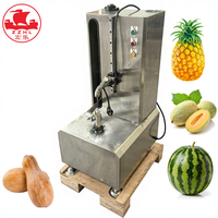 Commerciële automatische fruit- en groenteschilmachine voor ananas, sinaasappel, mango, citroen, meloen en fruitverwerkingsapparatuur
