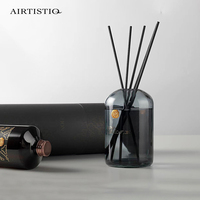 Nouveau Style Parfum De Maison De Luxe Désodorisant Marque Privée Grand 400ml 500ml Bouteille En Verre Fibre Bâton Reed Diffuseur Ensembles