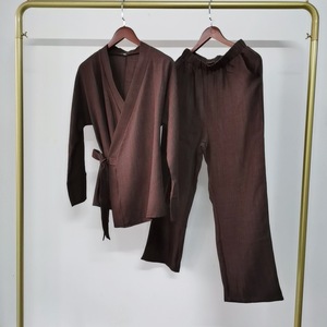 Nuovo Abito Musulmano Mediorientale di Dubai per Uomo, Set di 2 Pezzi con Top e <span class=keywords><strong>Pantaloni</strong></span>, Abaya <span class=keywords><strong>Turca</strong></span> per <span class=keywords><strong>Donna</strong></span> - Product Image 4