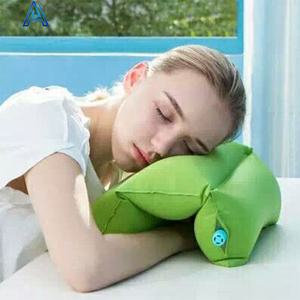 Conception personnalisée OEM oreiller <span class=keywords><strong>gonflable</strong></span> <span class=keywords><strong>de</strong></span> sieste <span class=keywords><strong>de</strong></span> bureau <span class=keywords><strong>de</strong></span> bureau en PVC floqué multifonction pour coussin d'appoint <span class=keywords><strong>de</strong></span> soutien <span class=keywords><strong>de</strong></span> <span class=keywords><strong>chaise</strong></span> - Product Image 2