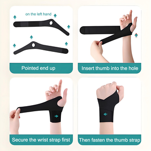 Attelle de <span class=keywords><strong>poignet</strong></span> élastique respirante 1 pièce pour le soulagement des douleurs arthritiques et des tendinites sportives – Bande de <span class=keywords><strong>maintien</strong></span> pour le <span class=keywords><strong>poignet</strong></span> - Product Image 3