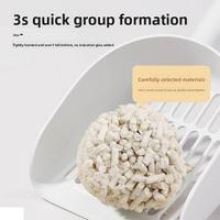 Litière agglomérante pour chat ShengAnXin, sans poussière, anti-odeur, marron, plusieurs spécifications pour familles multi-chats, usage quotidien