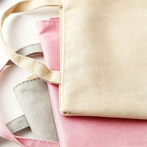 Bolsa de Maquillaje A4 Ecológica de Lona con Cierre, Gran Capacidad, Impresión Serigráfica, Logotipo Personalizado, Promocional, Escolar, para Tutorías - Product Image 2