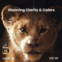 Projecteur Dangbei F7Pro 4K UHD, réglage automatique sans manuelle intervention, décodage 4K, DLP Link, 3D, Smart Home Cinema, projecteur vidéo de plafond 4K