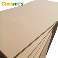 Meilleures ventes Consmos 1.8mm 3mm mince panneau MDF / HDF brut/feuille de contreplaqué MDF