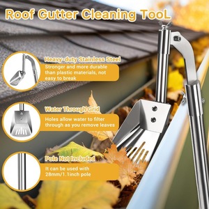 Strumenti per la pulizia delle grondaie in <span class=keywords><strong>acciaio</strong></span> inossidabile multifunzione per la pulizia delle pale per la pulizia delle pale prodotto per la fabbricazione di lamiere - Product Image 5