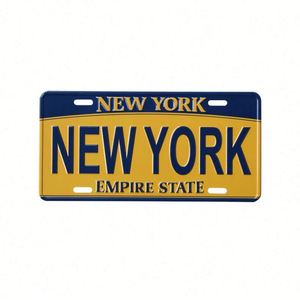 Hot Sale Refrigerator Magnetic License Souvenir Lagos Nigeria <b>Fridge</b> Magnet for Aluminum Plate - Product Image 3