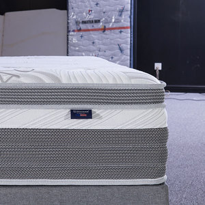 Soft Fabric Latex Mattresses King Queen Size Bonnell Pocket Coil Spring Vacuum <strong>Bag</strong> Packed Visco <strong>Bed</strong> Mattress <strong>in</strong> <strong>a</strong> Box for Sale - Product Image 3