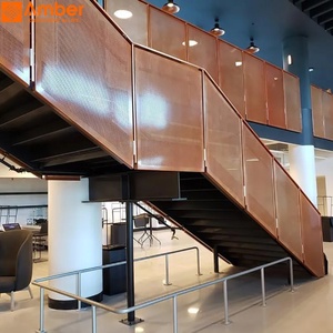 Lámina Metálica de Cobre Perforada Decorativa, Placa Perforada Personalizada para Barandillas de Escaleras Seguras - Product Image 1