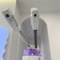 Vaporizador Facial Nano con Ozono, Vaporizador Facial Frío y Caliente, Limpieza Profunda para Hidratar la Piel