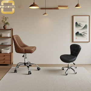 Ensemble de chaises de <span class=keywords><strong>technicien</strong></span> roses élégantes en cuir écologique avec réglage pneumatique de la hauteur pour spa et salon de manucure (vente en gros) - Product Image 3