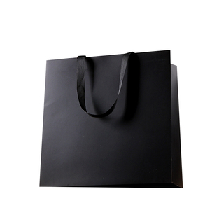 Hot Bán Thời Trang Túi Giấy Thư Mô Hình Vàng Nâu Quần Áo Giày Gif Mua Sắm Bao Bì Túi Lớn Màu Đen Túi Giấy Cho Cửa Hàng - Product Image 5