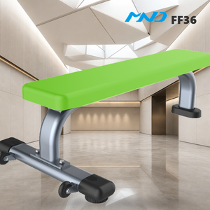 Banco Plano Elegante Signature MND, Equipo de Gimnasio para Compradores de Estudios en París, Grado Comercial, Alta Resistencia - Product Image 1