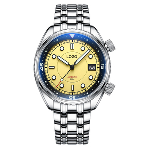 Montre de plongée automatique à compresseur, design personnalisé 40 mm, étanche 200 m, alimentée par un mouvement NH35A. Bague intérieure rotative bidirectionnelle - Product Image 6