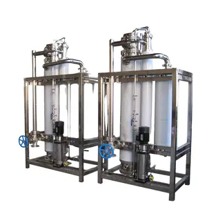 Máquina de fabricación de agua destilada, 500lph, para inyección, WFI, multiefecto