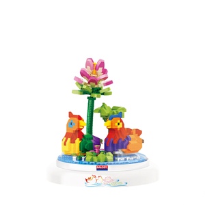 Bloques de Construcción de Micro Diamantes, Miniatura de Árbol Bonsái con Pájaros, Juguete de Bricolaje, Decoración para Niños y Adultos, Venta al Por Mayor OEM - Product Image 4
