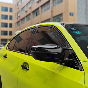 Toptan özel araba aksesuarları siyah kapı krom pencere dekoratif kalıplama Trim şerit BMW 3 serisi G20 M3 2019-2025 - Product Image 5