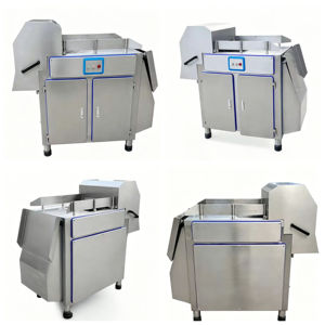 Machine automatique à couper la viande en cubes, machine à <span class=keywords><strong>découper</strong></span> la viande de <span class=keywords><strong>poulet</strong></span> <span class=keywords><strong>entier</strong></span> en carrés, machine à couper les blocs de viande congelée, prix - Product Image 6