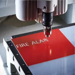 Hoja de plástico de doble color Abs CNC de grabado láser de alta calidad para publicidad