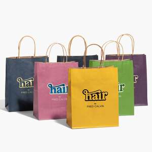 KM Custom Red Kraft <b>Paper</b> <b>Bags</b> <b>with</b> <b>Handles</b> Bulk Recycled 150 Gsm Kraft <b>Paper</b> Gift <b>Bags</b> Heavy Duty Light <b>Paper</b> Shopping <b>Bag</b> - Product Image 2