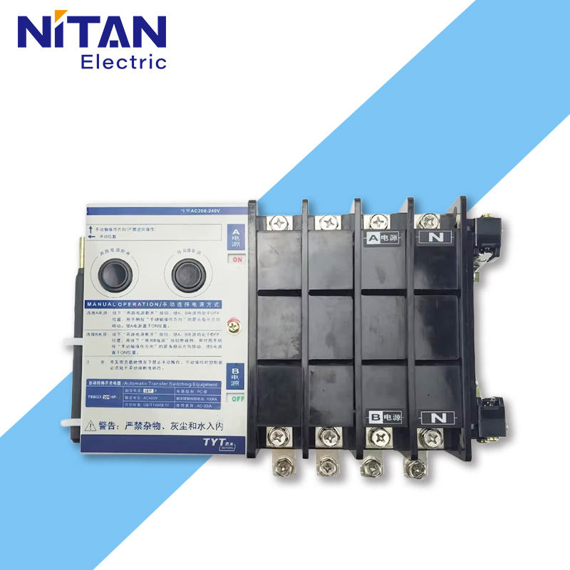 Taiyong Certified Industrial Power Dual Power Automatic Switch TBBQ3 ...