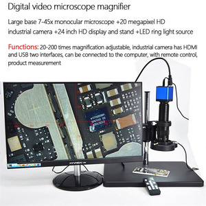 Kính hiển vi video kỹ thuật số 20 triệu HD <span class=keywords><strong>USB</strong></span> sửa chữa điện thoại di động hàn kiểm tra PCB - Product Image 4