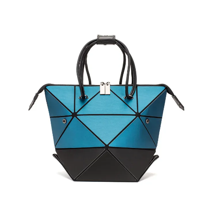 幾何学的な菱形のハンドバッグカラーマッチング変形バッグ女性のハンドバッグさまざまな折りたたみダイヤモンドショルダーバッグ