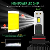 GL81 D1/D2/D3/D4 phares LED 30000LM D1/D2/D3/D4 6000K 6500K ampoules feux de route feux de croisement voiture led ampoule 65w