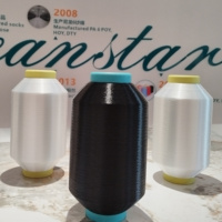 Fil thermofusible en polyamide adhésif fort FDY 300D à faible teneur en fusion pour fil à coudre fil thermofusible en nylon PA à faible point de fusion