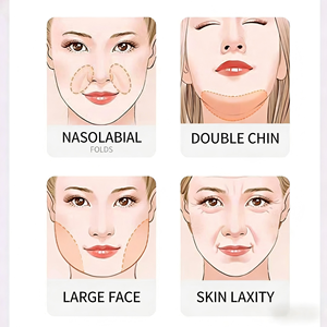 Masque de lifting facial élastique et respirant en V pour le soin du double menton, l'amincissement du visage et le soutien des plis nasogéniens - Product Image 6