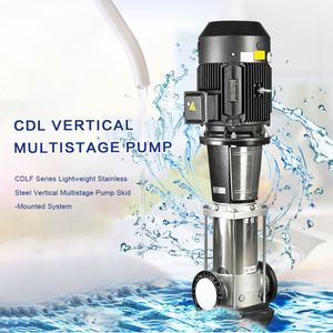 Bomba de Refuerzo Vertical Multietapa de 2hp, Máquina de Bombeo de Acero Inoxidable, Gran Potencia, 380V/220V, Uso Comercial, Alta Presión - Product Image 2
