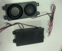 XDEC 8244 44*82mm 4ohm 3W/4W Maks Unit Speaker Bass Neodymium Dual Magnet Internal Dual Diafragma Full Range untuk Elektronik