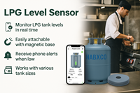 Medidor de Nivel de Tanque de GLP Inalámbrico, Sensor Inteligente con Base Magnética, Conectividad BT y WiFi, Monitorización en Tiempo Real, Aplicación IoT para Tanques, ¡Oferta!