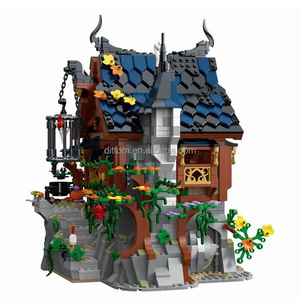 โมเดลบ้านแม่มดยุคกลาง มอร์ค 033011 สตรีทวิว ตัวต่อแบบประกอบเอง ชุดตัวต่ออาคาร - Product Image 3