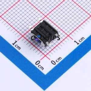 YTS2K0092FUG00 Tactile Switch SMD Switch Single Pole Single Throw Round Button 2N Vertical Mount - Product Image 2