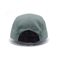 Gesublimeerde Hardloopkamp Performance Cap Polyester Blanco 5 Panel Camp Cap Hardloopkamphoed Snel Droog